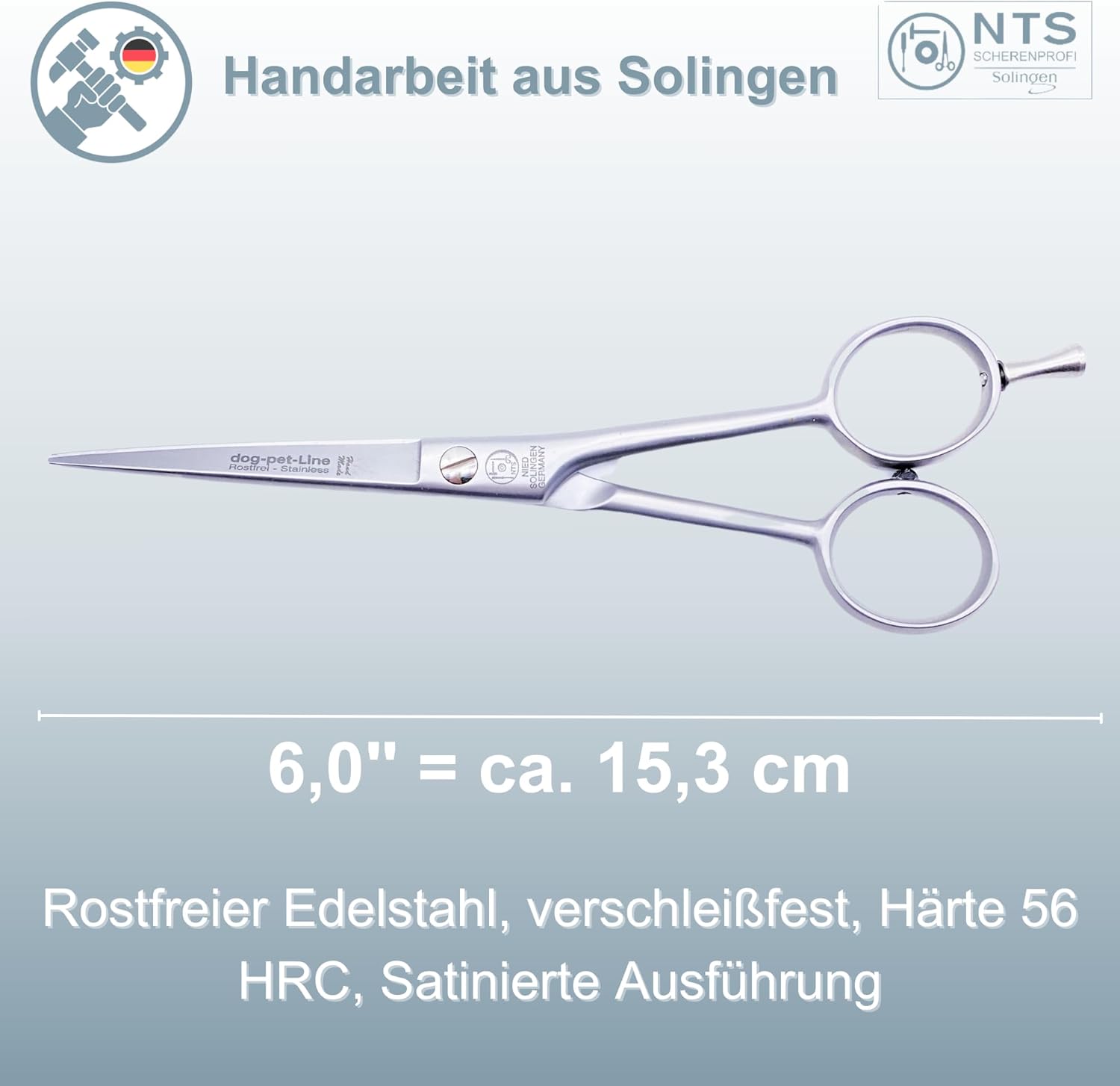 NTS Dog Grooming Shears 9"