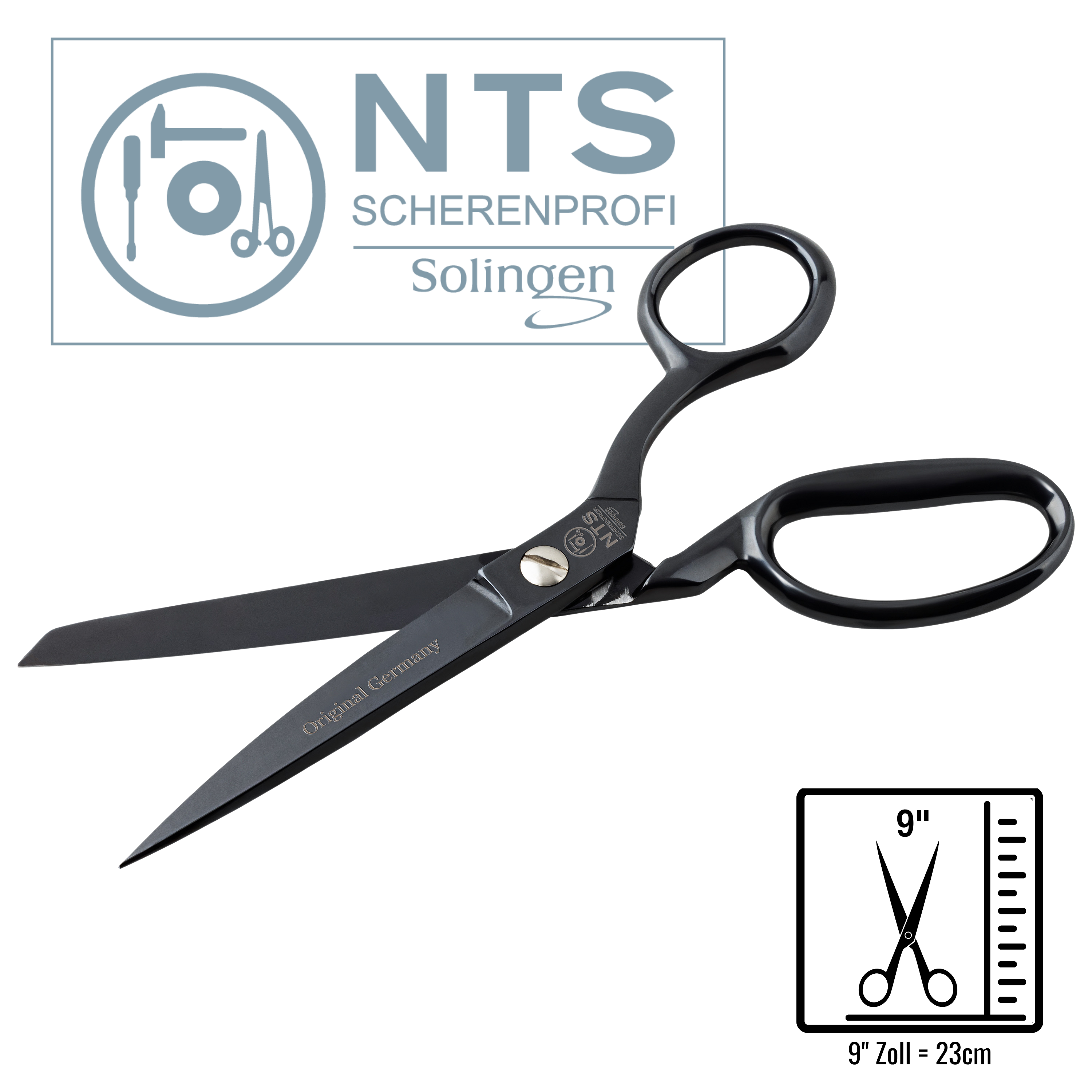 NTS Tailor's Shears Black Edition 9"