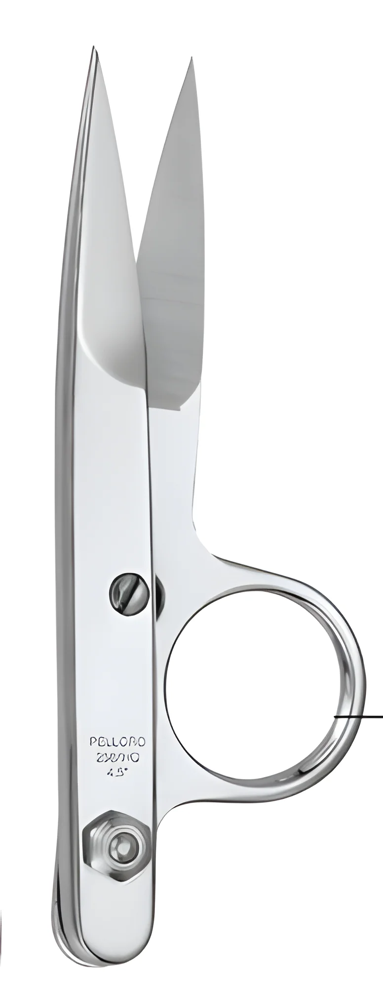 PELLORO Forbici da tessitore a anello singolo 4,5" nichelate. PELLORO Forbici da tessitore a anello singolo 4,5" nichelate.