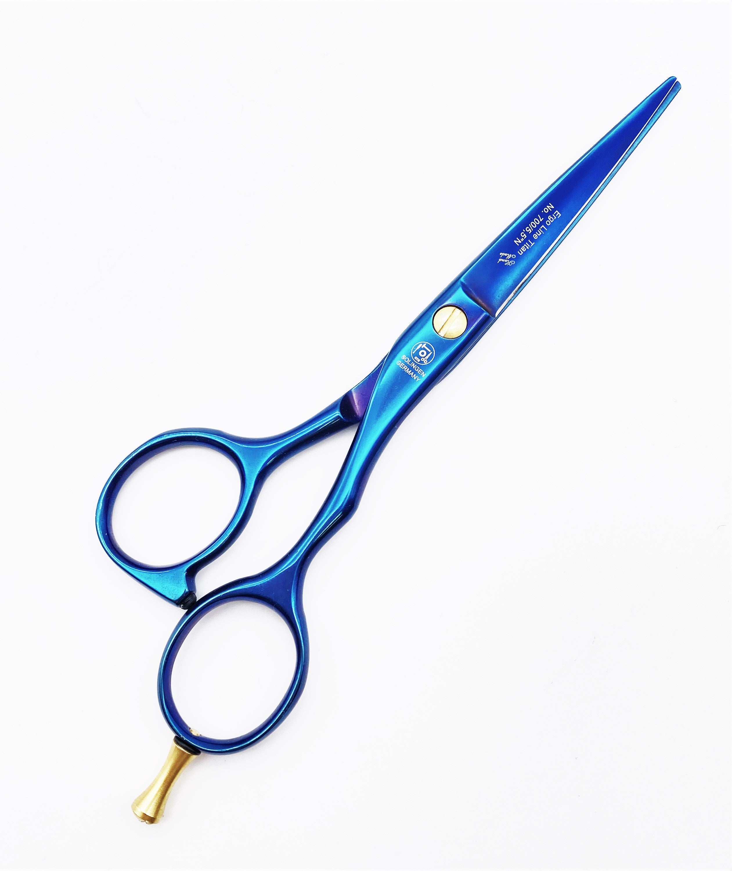 NTS Haarschere Ergo Blau Titan Line 5,5" NTS Haarschere Ergo Blau Titan Line 5,5"