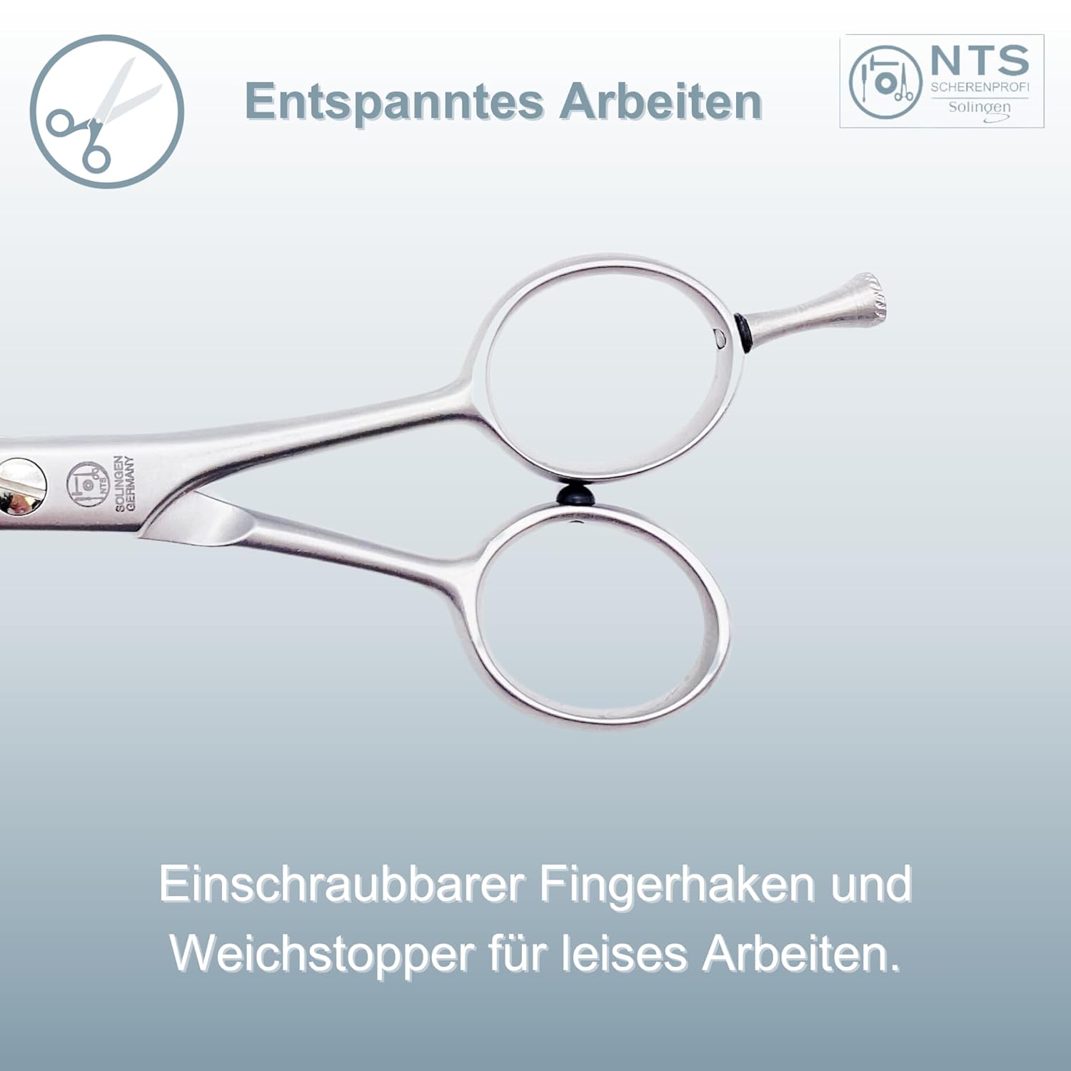 NTS Hundeschere Effilierschere rostfei, 30 Zähne einseitig NTS Hundeschere Effilierschere rostfei, 30 Zähne einseitig