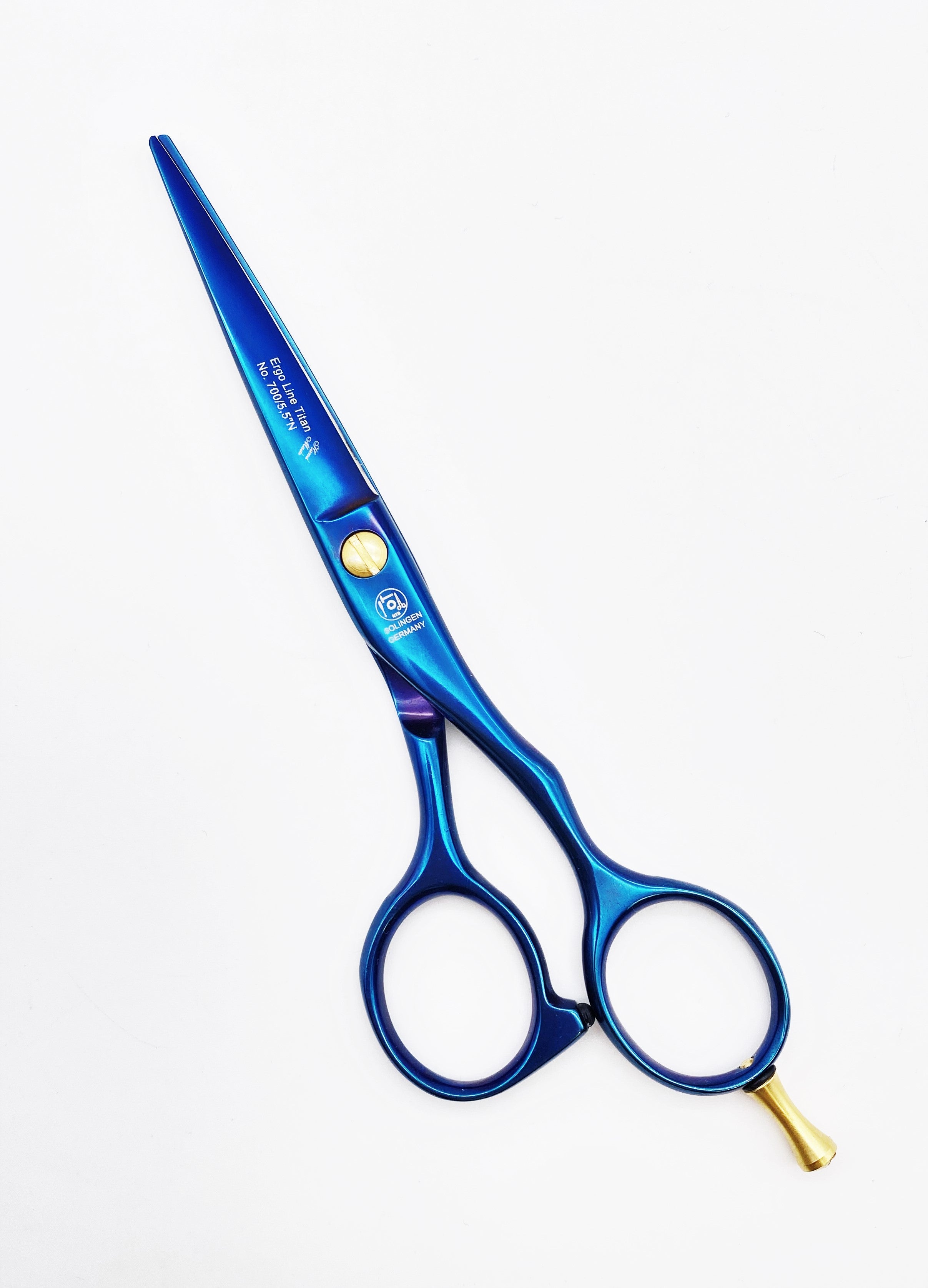 NTS Haarschere Ergo Blau Titan Line 5,5" NTS Haarschere Ergo Blau Titan Line 5,5"