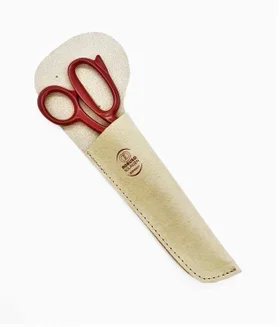 Fodero in pelle per forbici da sarto 10".