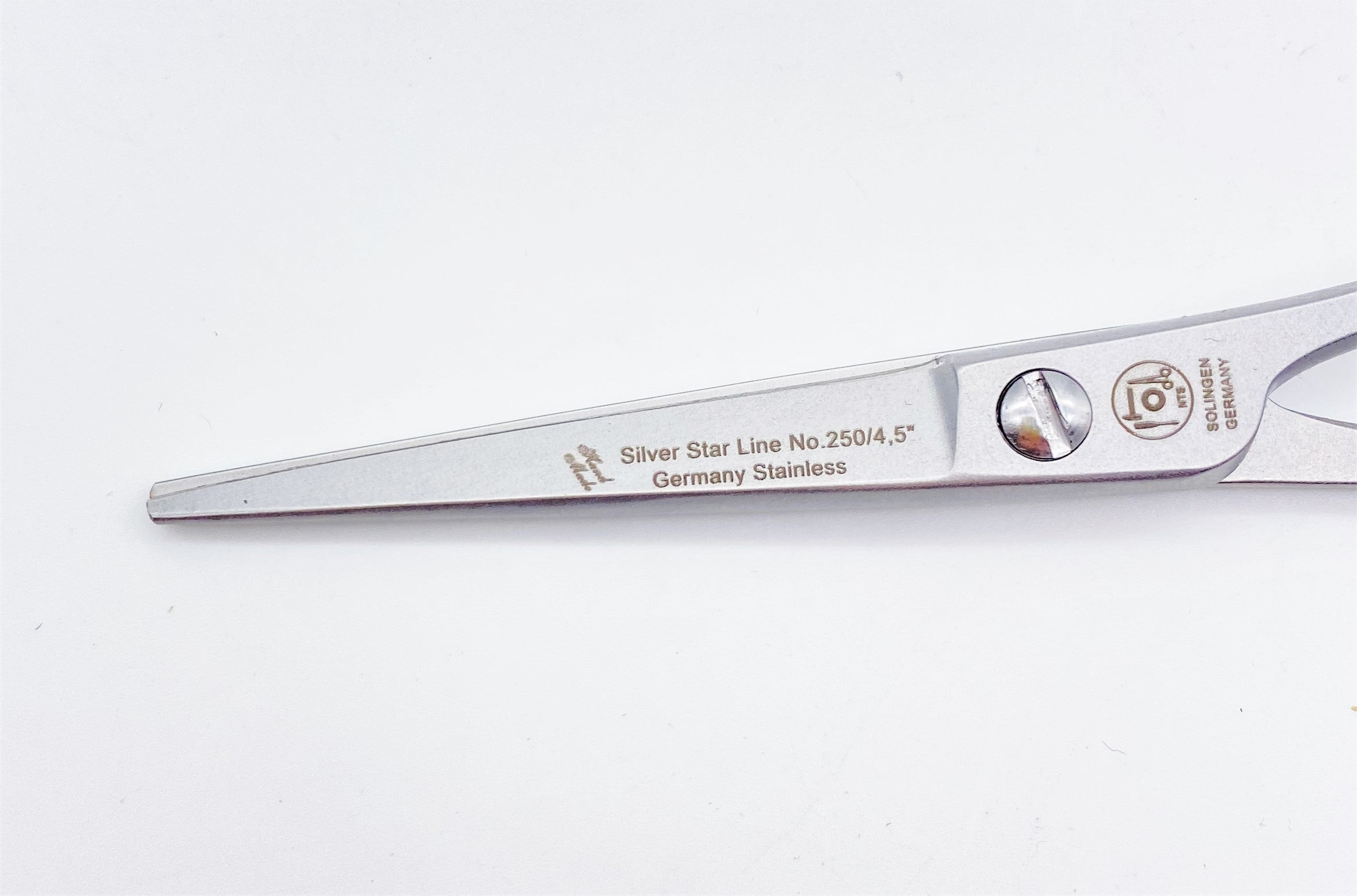 NTS Hair Scissors Silver Star Line 250-4.5 – Size 4.5 inch – 11.4 cm NTS Hair Scissors Silver Star Line 250-4.5 – Size 4.5 inch – 11.4 cm