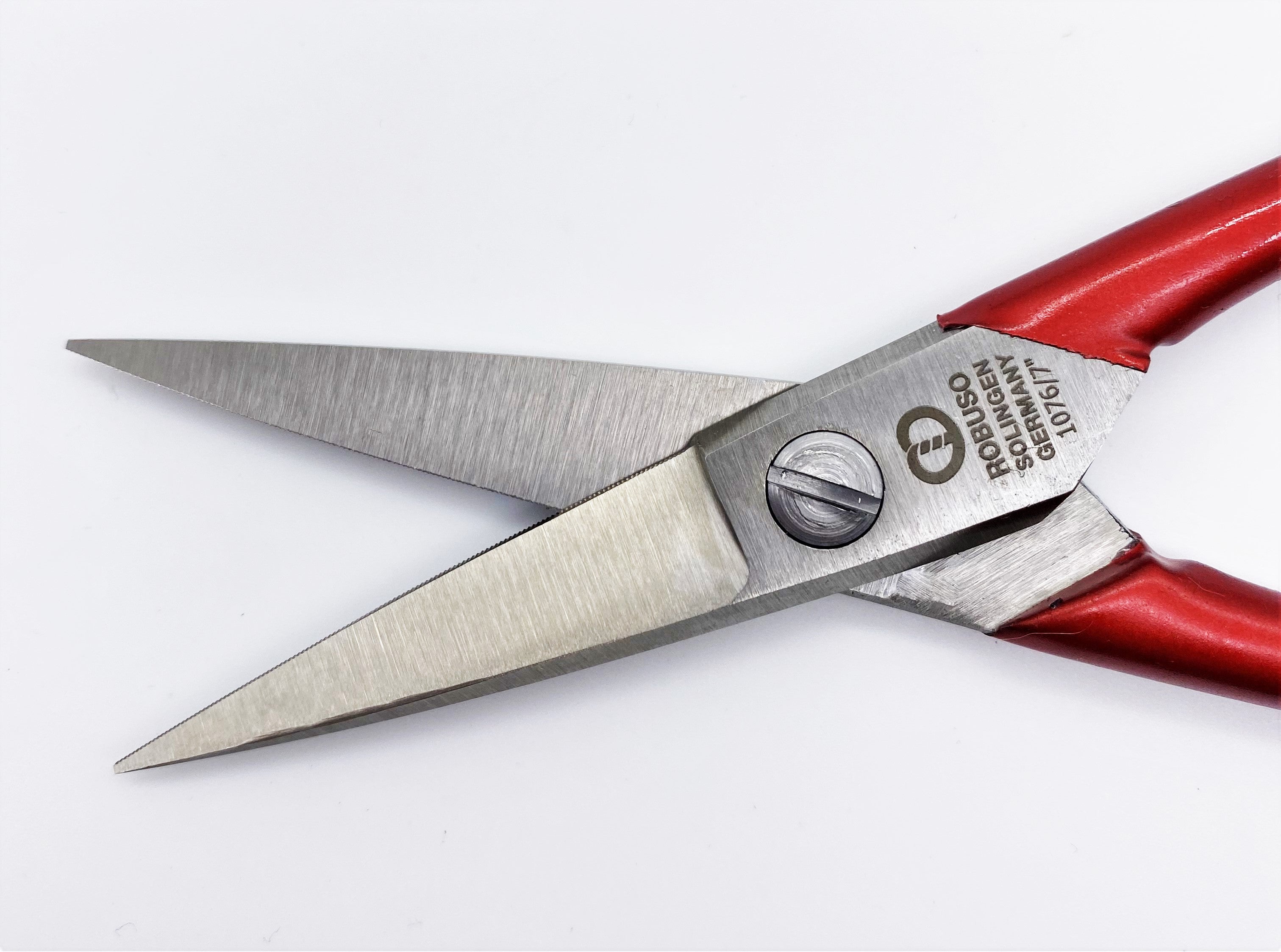 ROBUSO Forbici per Pelle, doppia seghettatura 1076/C/7"