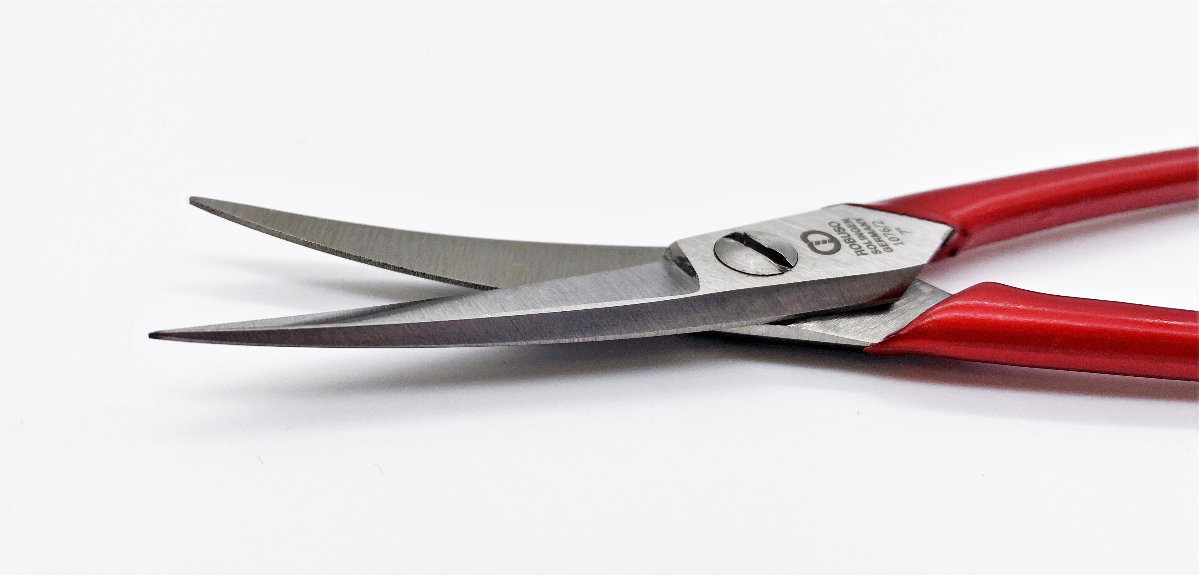 ROBUSO Forbici per pelle, curvate e dentellate 1076/2/C/7" ROBUSO Forbici per pelle, curvate e dentellate 1076/2/C/7"
