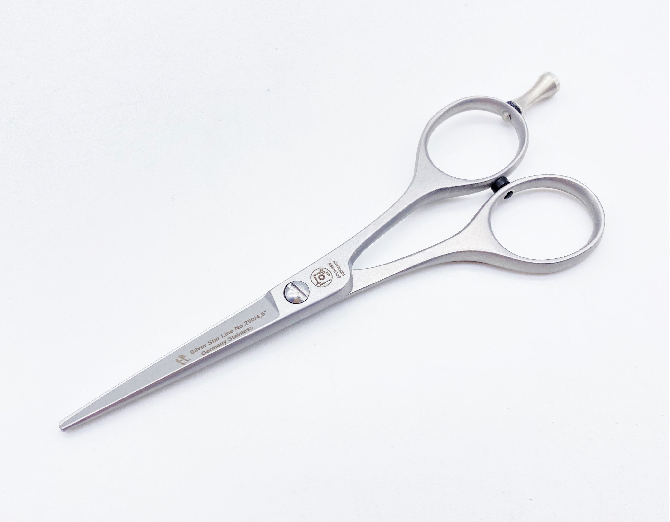 NTS Hair Scissors Silver Star Line 250-4.5 – Size 4.5 inch – 11.4 cm NTS Hair Scissors Silver Star Line 250-4.5 – Size 4.5 inch – 11.4 cm