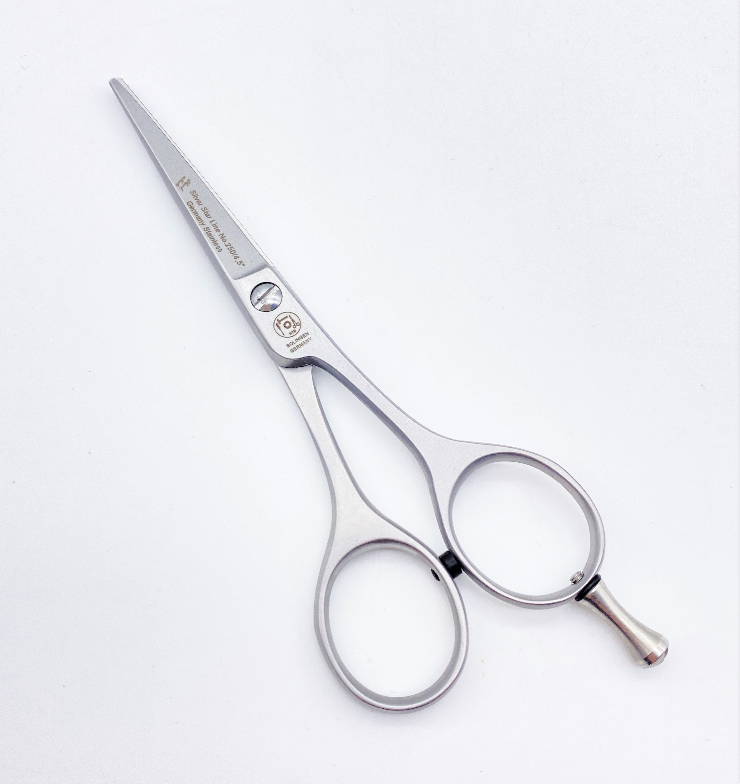 NTS Hair Scissors Silver Star Line 250-4.5 – Size 4.5 inch – 11.4 cm NTS Hair Scissors Silver Star Line 250-4.5 – Size 4.5 inch – 11.4 cm