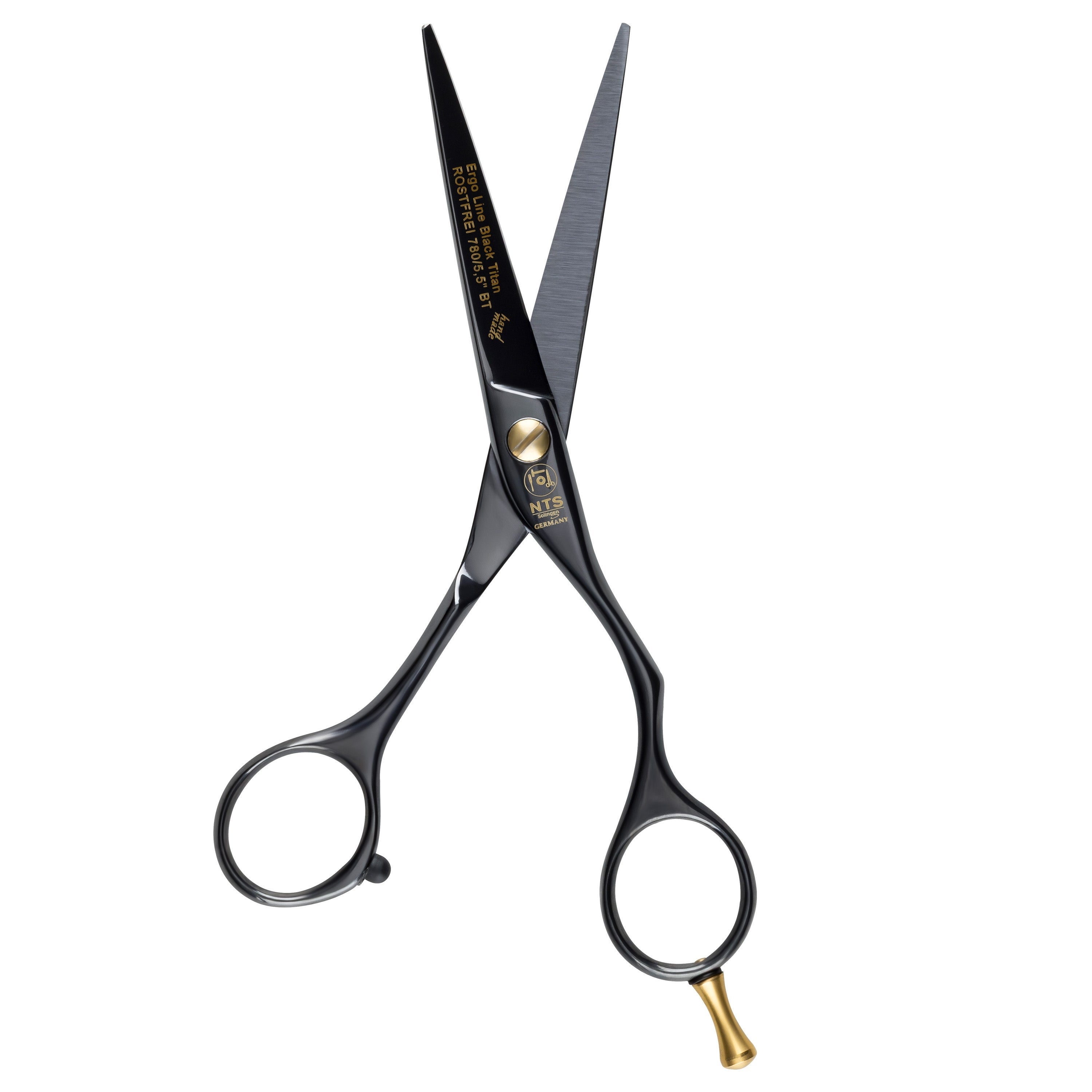 NTS Haarschere Ergo Black Titan Line 5,5" NTS Haarschere Ergo Black Titan Line 5,5"