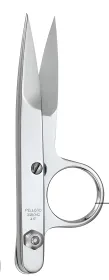 PELLORO Forbici da tessitore a anello singolo 4,5" nichelate.